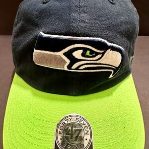VTG Seattle Seahawks Adjustable Cap with Big Seahawks Logo